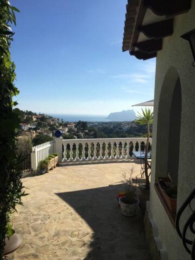 Charming Villa In Montemar With Private, Heated Pool And Sea Views Benissa Bagian luar foto