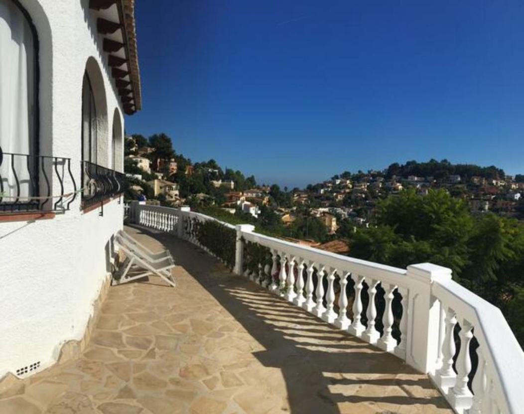 Charming Villa In Montemar With Private, Heated Pool And Sea Views Benissa Bagian luar foto