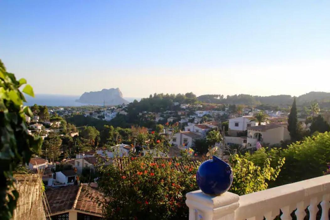 Charming Villa In Montemar With Private, Heated Pool And Sea Views Benissa Bagian luar foto