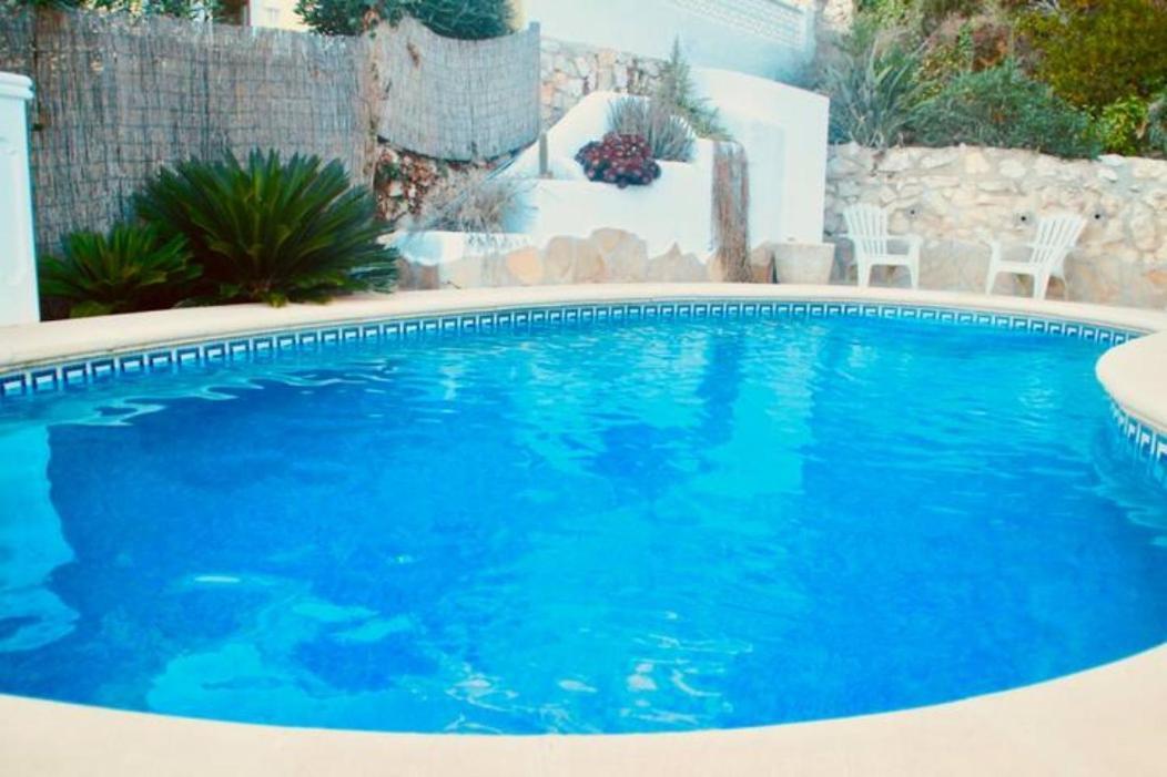 Charming Villa In Montemar With Private, Heated Pool And Sea Views Benissa Bagian luar foto