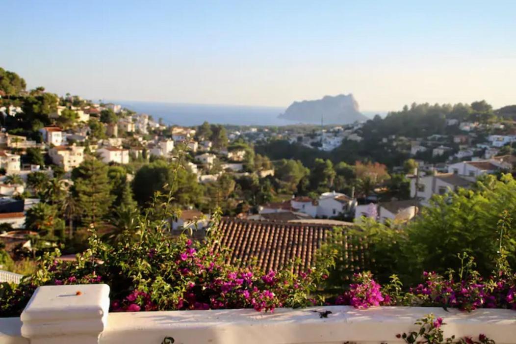 Charming Villa In Montemar With Private, Heated Pool And Sea Views Benissa Bagian luar foto